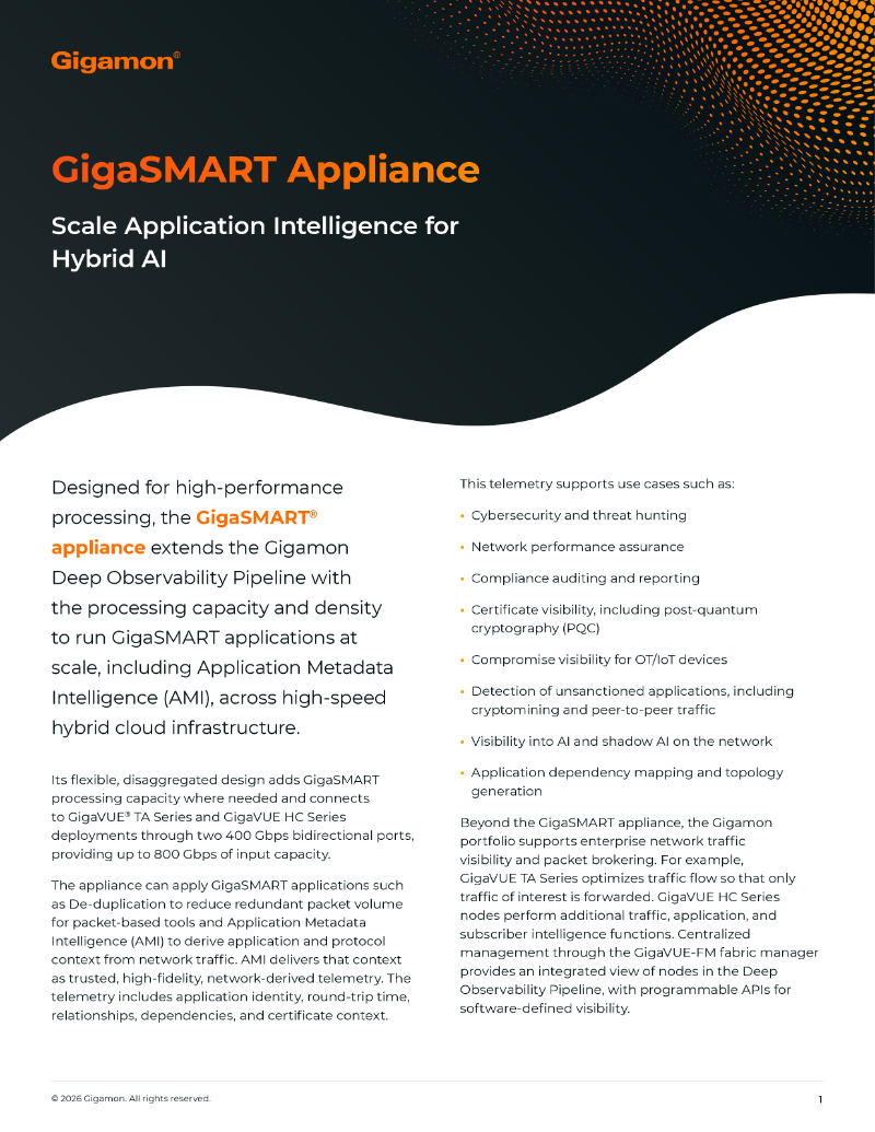 Gigasmart Appliance