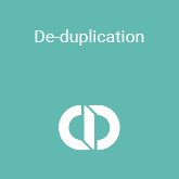 De-duplication